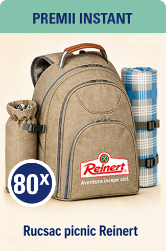 Premii instant – 80x Rucsac picnic Reinert